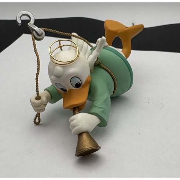 Disney's Groliers DONALD DUCK Angel Playing Horn Christmas Tree Hanging Ornament - Picture 7 of 7
